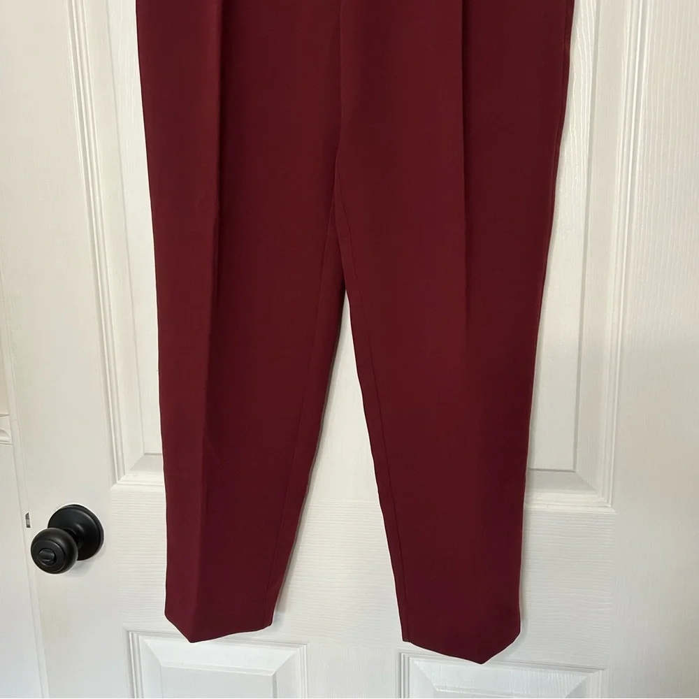 Anthropologie Sasha Button Fly Tapered Trousers